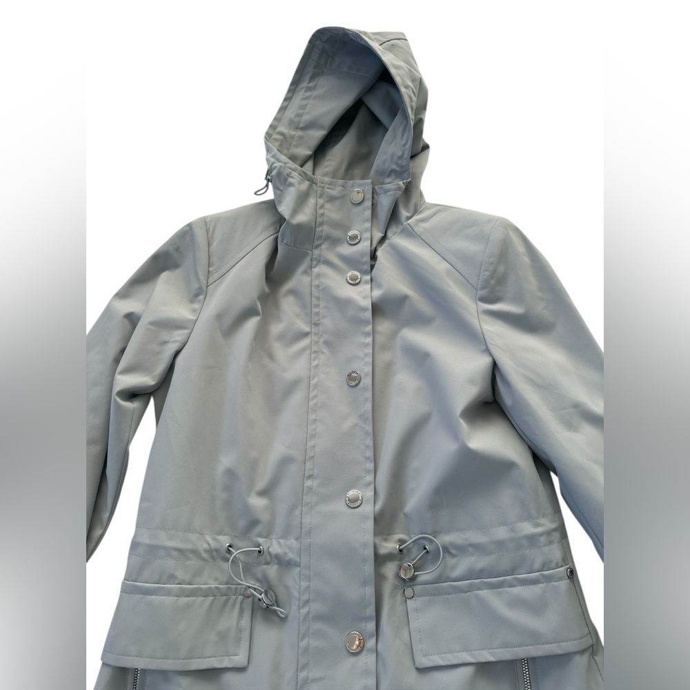 NWT London Fog Hooded Trench Coat - Picture 3 of 10